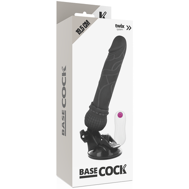 Vibrating Dildo Realistico BASECOCK con telecomando e base adesiva
